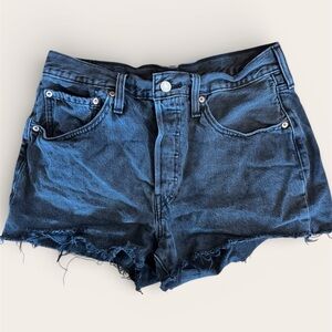 Levi's Dark Blue Jean Shorts